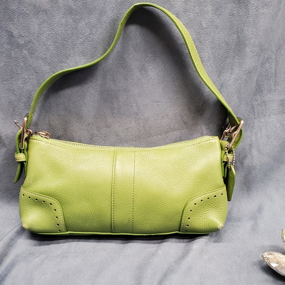 Coach Handbags - 💚💚 RARE  Lime Green Coach  Hampton
